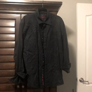 Robert Graham men's dress shirt 2xl black